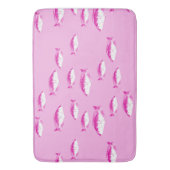 Roze vis badmat (Voorkant Verticaal)