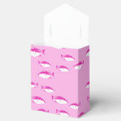 Roze vis bedankdoosjes (Geopend)
