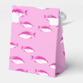 Roze vis bedankdoosjes (Achterkant)