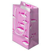 Roze vis klein cadeauzakje (Voorkant Gekanteld)
