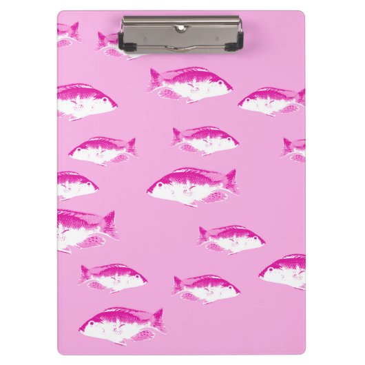 Roze vis klembord (Voorkant)