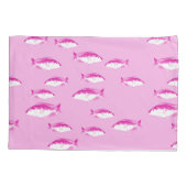 Roze vis kussensloop (Achterkant)
