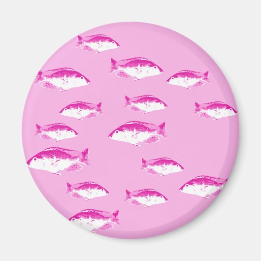 Roze vis magneet (Voorkant)