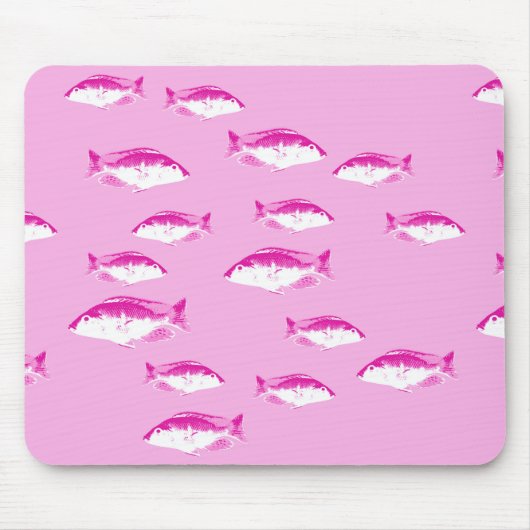 Roze vis muismat (Voorkant)