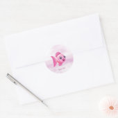 Roze Vis Sticker (Envelop)