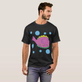 Roze vis t-shirt (Voorkant volledig)