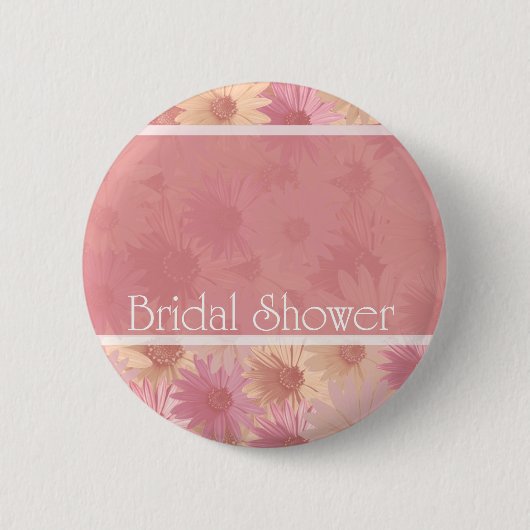 roze vis ~ vrijgezellenfeest ronde button 5,7 cm (Voorkant)
