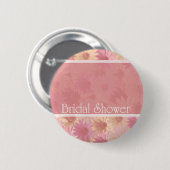 roze vis ~ vrijgezellenfeest ronde button 5,7 cm (Voorkant /achterkant)