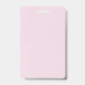 Roze Visagist, Haar, Make-up & Beautystudio Badge (Achterkant)