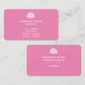 Roze Visitekaartje (Voorkant / Achterkant)