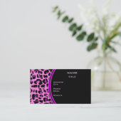 Roze Visitekaartje (Staand voorkant)
