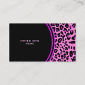 Roze Visitekaartje (Achterkant)