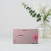 Roze Visitekaartje (Staand voorkant)