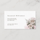 Roze Visitekaartje (Achterkant)