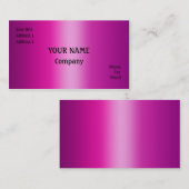 Roze Visitekaartje (Voorkant / Achterkant)