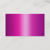 Roze Visitekaartje (Achterkant)