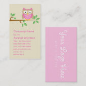 Roze Visitekaartje (Voorkant / Achterkant)