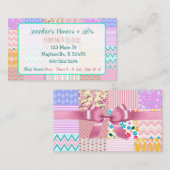 roze Visitekaartje (Voorkant / Achterkant)