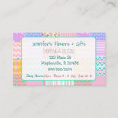  roze Visitekaartje (Voorkant)