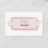 Roze visitekaartje (Voorkant)