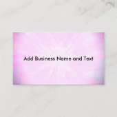  roze visitekaartje (Voorkant)