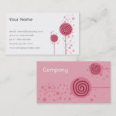 Roze Visitekaartje (Voorkant / Achterkant)