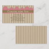 roze: Visitekaartje (Voorkant / Achterkant)