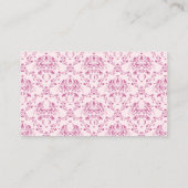  roze visitekaartje (Achterkant)