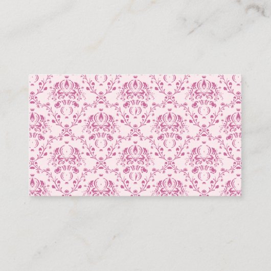  roze visitekaartje (Achterkant)