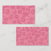 Roze Visitekaartje (Voorkant / Achterkant)