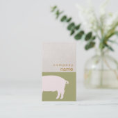 Roze Visitekaartje (Staand voorkant)