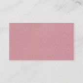 Roze Visitekaartje (Achterkant)