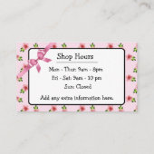  Roze Visitekaartje (Achterkant)