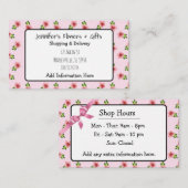  Roze Visitekaartje (Voorkant / Achterkant)