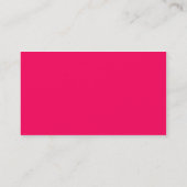 Roze Visitekaartje (Achterkant)