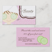 Roze Visitekaartje van het bloedbad van Cucumber S (Voorkant / Achterkant)