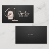 Roze Visitekaartje voor het reinigen (Voorkant / Achterkant)