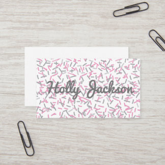 Roze Visitekaartjes