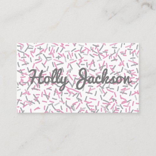Roze Visitekaartjes (Voorkant)