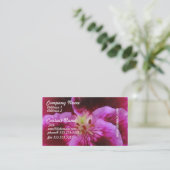 Roze Visitekaartjes (Staand voorkant)