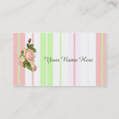 Roze Visitekaartjes en stripes (Achterkant)