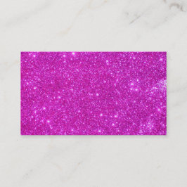 Roze Visitekaartjes met weinig glitter
