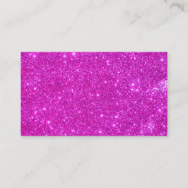 Roze Visitekaartjes met weinig glitter