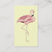 Roze Visitekaartjes van Flamingo (Achterkant)