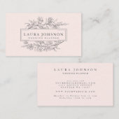 Roze Visitekaartjes voor een bleekmiddel (Voorkant / Achterkant)