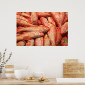 Roze visPoster/Afdruk Poster (Keuken)