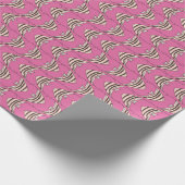 Roze Vissen Kinderen patroon Cadeaupapier (Hoek)