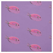 Roze Vissen Patroon, Vis Kunst Aangepaste Stof (Swatch)