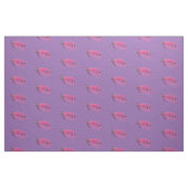 Roze Vissen Patroon, Vis Kunst Aangepaste Stof (Fat Quarter)