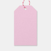 Roze Vissen, sterrenbeeld, sterrenbeeld afdruk Cadeaulabel (Achterkant)